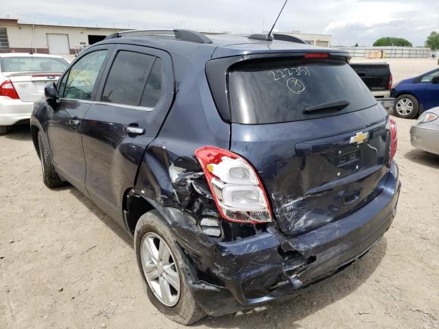 Photo 3 from auction – 2018 CHEVROLET TRAX 1LT with VIN 3GNCJLSB0JL222351