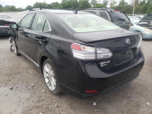 Photo 3 from auction – 2010 LEXUS HS 250H with VIN JTHBB1BA6A2023074