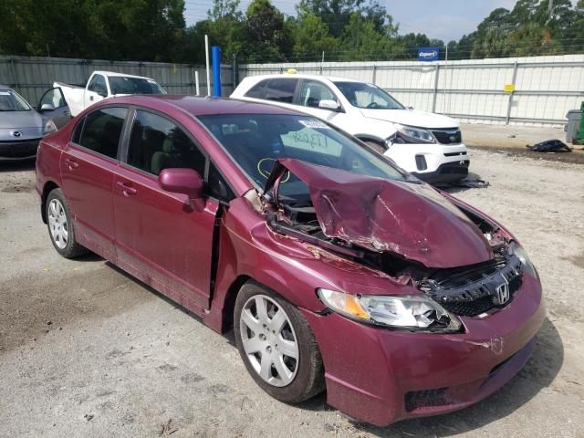 HONDA CIVIC LX 2010 with VIN 19XFA1F50AE084328 - Photo from auction
