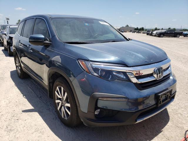 HONDA PILOT EXL 2021 with VIN 5FNYF5H50MB039077 - Photo from auction