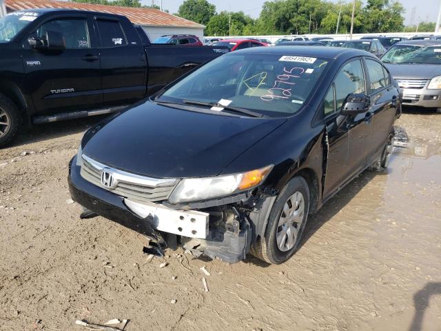 Photo 2 from auction – 2012 HONDA CIVIC LX with VIN 19XFB2F57CE392795