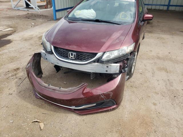Photo 9 from auction – 2014 HONDA CIVIC LX with VIN 19XFB2F52EE078684