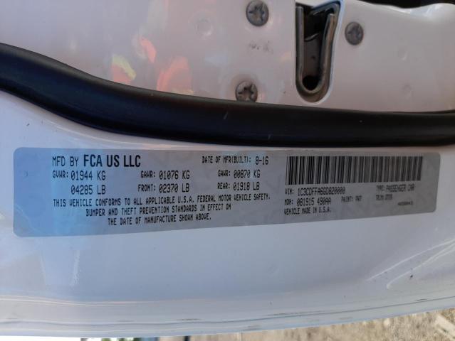 Photo 10 from auction – 2016 DODGE DART SXT S with VIN 1C3CDFFA6GD820000