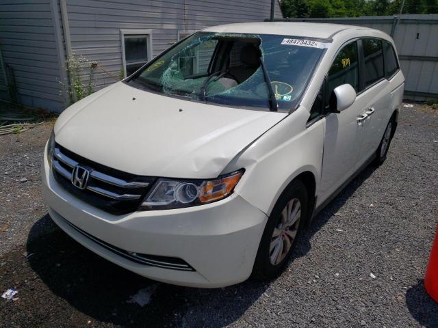 Photo 2 from auction – 2017 HONDA ODYSSEY EX with VIN 5FNRL5H42HB006558