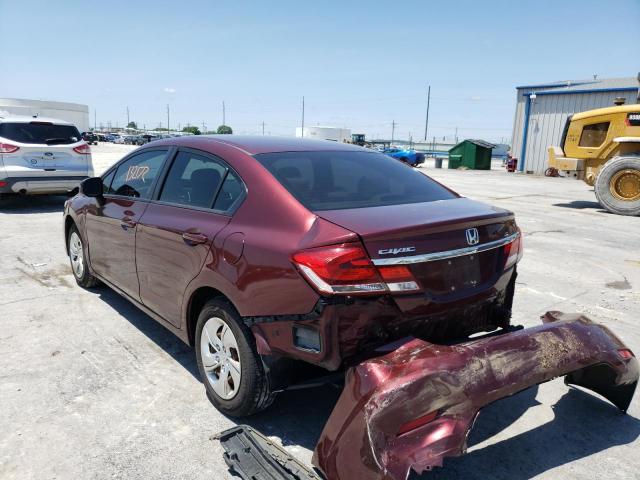 Photo 3 from auction – 2013 HONDA CIVIC LX with VIN 19XFB2F51DE047358