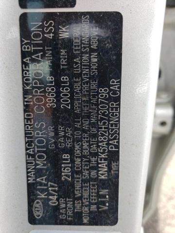 Photo 10 from auction – 2017 KIA FORTE LX with VIN KNAFK5A82H5730798