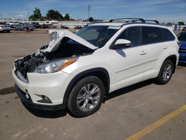 Photo 2 from auction – 2015 TOYOTA HIGHLANDER with VIN 5TDJKRFH0FS219823