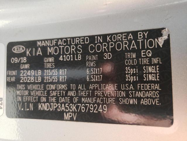 Photo 10 from auction – 2019 KIA SOUL + with VIN KNDJP3A53K7679249