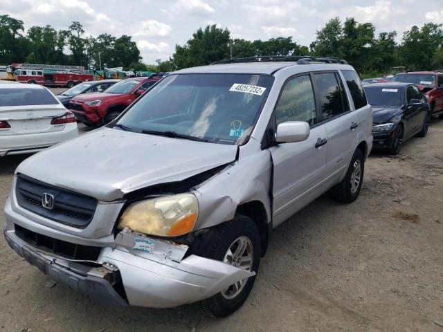 Photo 2 from auction – 2004 HONDA PILOT EXL with VIN 2HKYF18764H552488