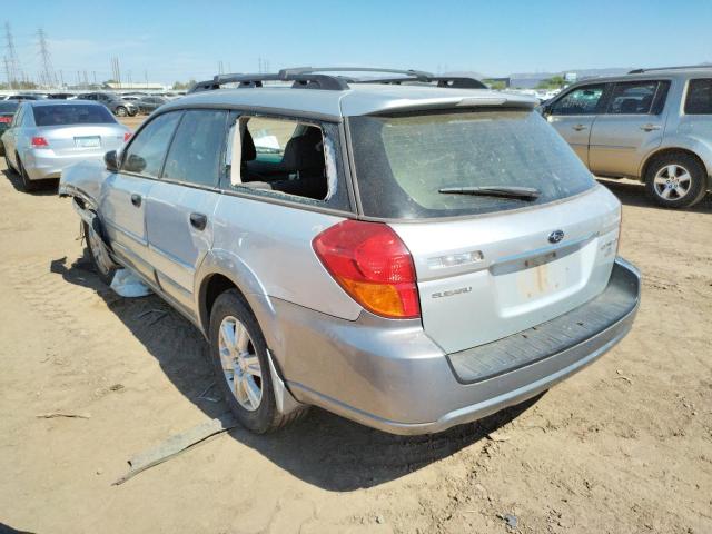Photo 3 from auction – 2005 SUBARU LEGACY OUT with VIN 4S4BP61C557358768