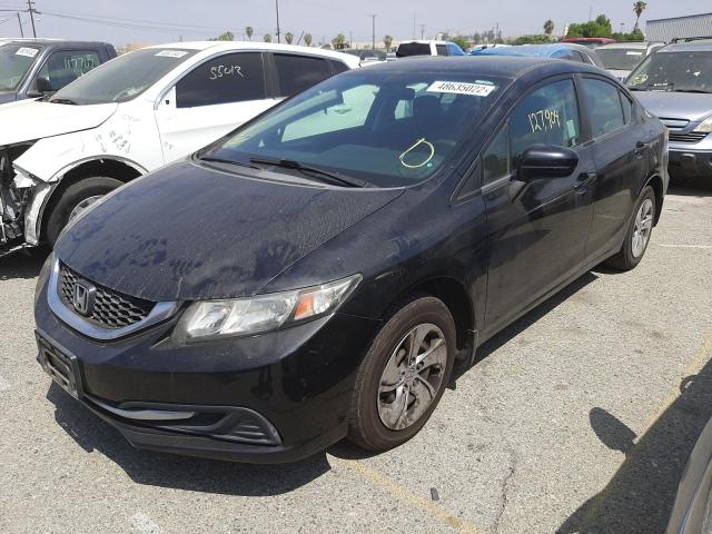 Photo 2 from auction – 2014 HONDA CIVIC LX with VIN 19XFB2F59EE275643