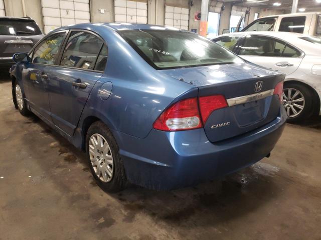 Photo 3 from auction – 2010 HONDA CIVIC VP with VIN 19XFA1F34AE016399
