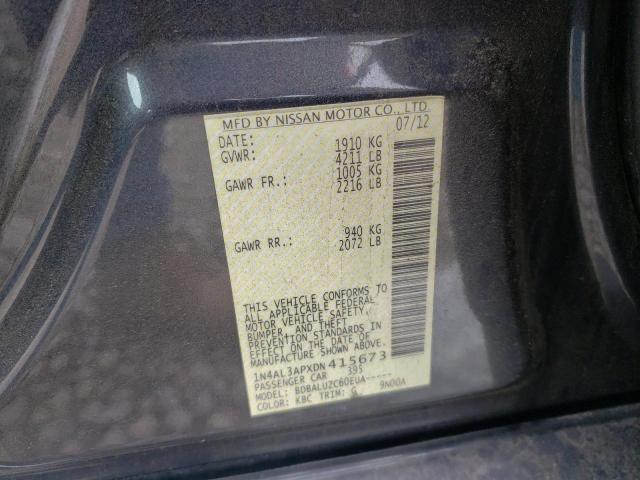 Photo 10 from auction – 2013 NISSAN ALTIMA with VIN 1N4AL3APXDN415673