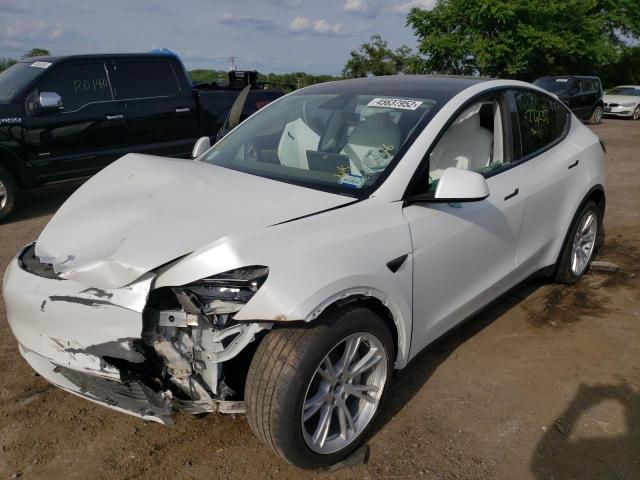 Photo 2 from auction – 2021 TESLA MODEL Y with VIN 5YJYGDEE8MF083095