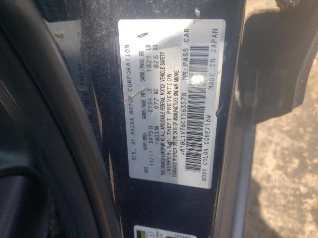 Photo 10 from auction – 2012 MAZDA 3 I with VIN JM1BL1V76C1563578