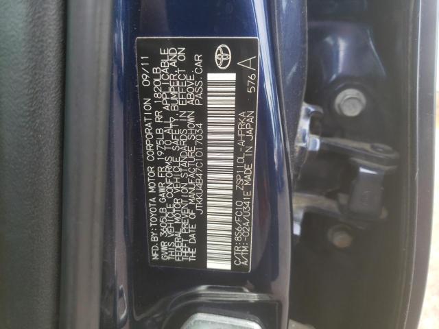 Photo 10 from auction – 2012 TOYOTA SCION XD with VIN JTKKU4B47C1017034