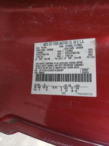 Photo 10 from auction – 1999 FORD RANGER SUP with VIN 1FTYR14C8XTA28687