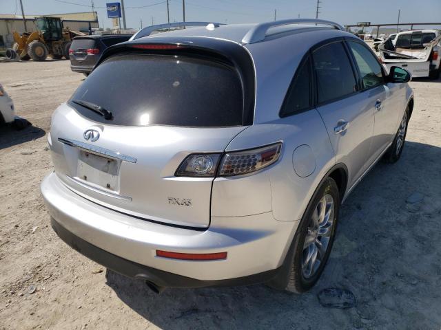 Photo 4 from auction – 2008 INFINITI FX35 with VIN JNRAS08U58X104217