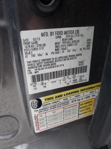 Photo 10 from auction – 2013 FORD EXPEDITION with VIN 1FMJK1K55DEF41174