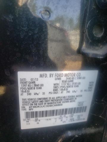Photo 10 from auction – 2013 FORD EDGE SEL with VIN 2FMDK3JC3DBC68868