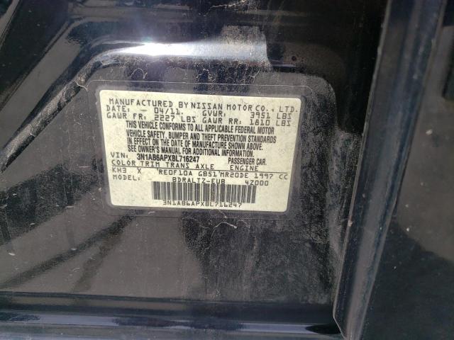 Photo 10 from auction – 2011 NISSAN SENTRA 2.0 with VIN 3N1AB6APXBL716247