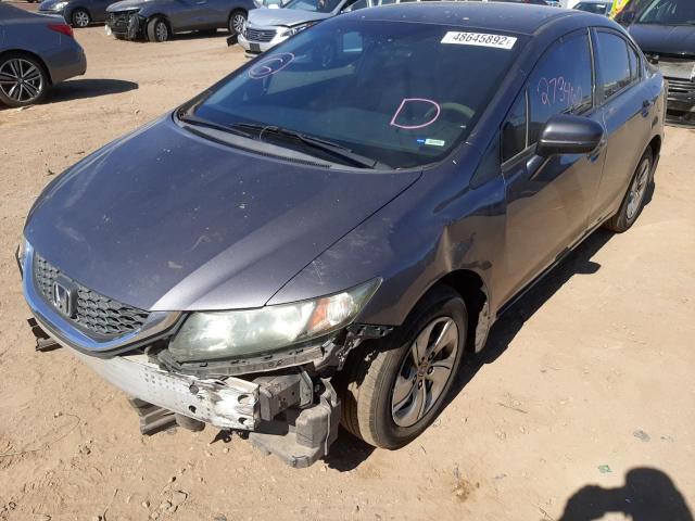 Photo 2 from auction – 2014 HONDA CIVIC LX with VIN 19XFB2F58EE061503