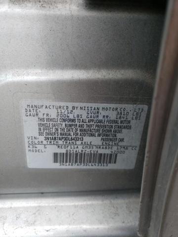 Photo 10 from auction – 2013 NISSAN SENTRA S with VIN 3N1AB7AP3DL643313