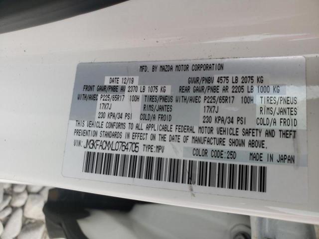 Photo 10 from auction – 2020 MAZDA CX-5 TOURI with VIN JM3KFACMXL0764705