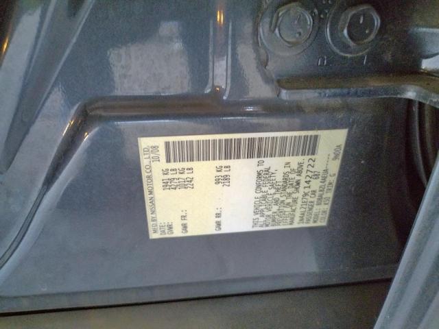 Photo 10 from auction – 2009 NISSAN ALTIMA with VIN 1N4AL21E79C142722