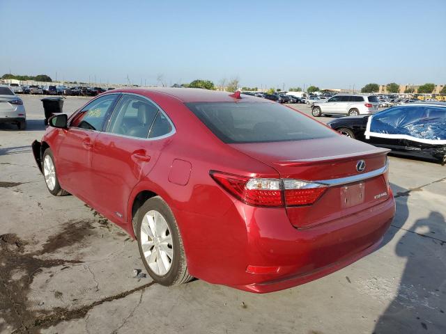 Photo 3 from auction – 2014 LEXUS ES 300H with VIN JTHBW1GG2E2070075