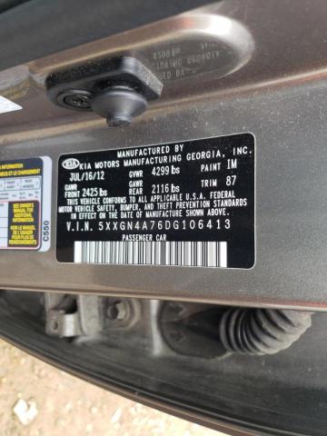 Photo 10 from auction – 2013 KIA OPTIMA EX with VIN 5XXGN4A76DG106413