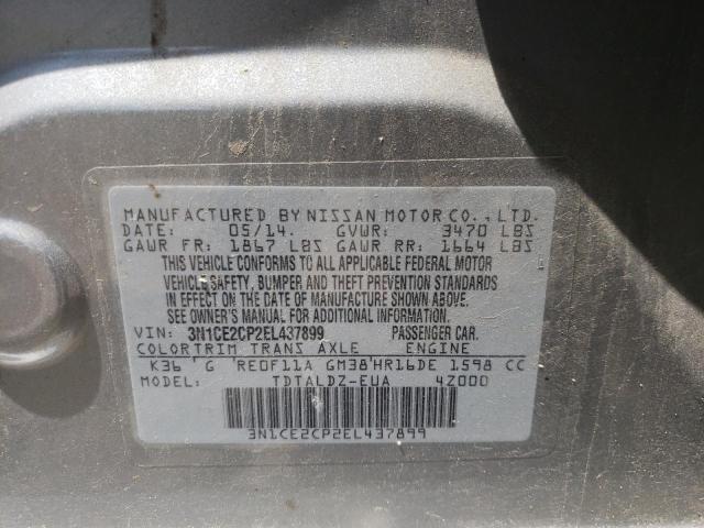 Photo 10 from auction – 2014 NISSAN VERSA NOTE with VIN 3N1CE2CP2EL437899