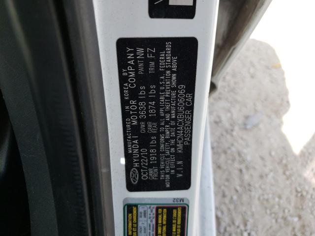 Photo 10 from auction – 2011 HYUNDAI ACCENT GLS with VIN KMHCN4ACXBU606069