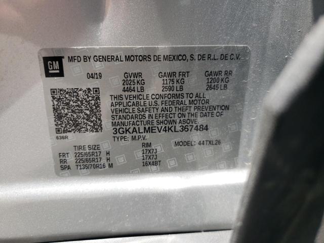 Photo 10 from auction – 2019 GMC TERRAIN SL with VIN 3GKALMEV4KL367484