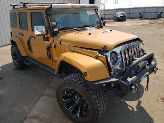 JEEP WRANGLER U 2014 with VIN 1C4BJWEG9EL212593 - Photo from auction