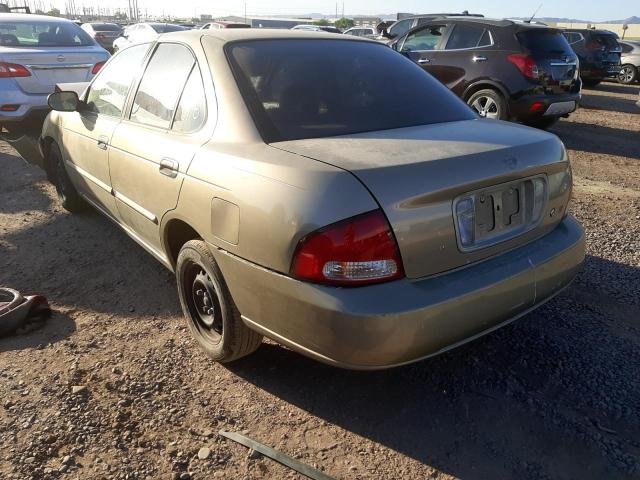 Photo 3 from auction – 2002 NISSAN SENTRA XE with VIN 3N1CB51D92L607982