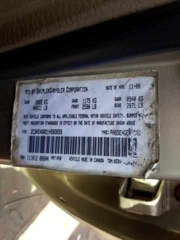 Photo 10 from auction – 2001 CHRYSLER CONCORDE L with VIN 2C3HD46R21H583659