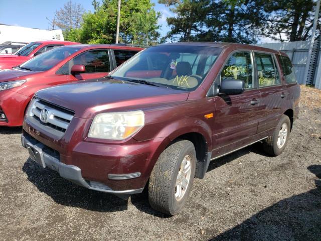 Photo 2 from auction – 2007 HONDA PILOT LX with VIN 2HKYF18187H535661