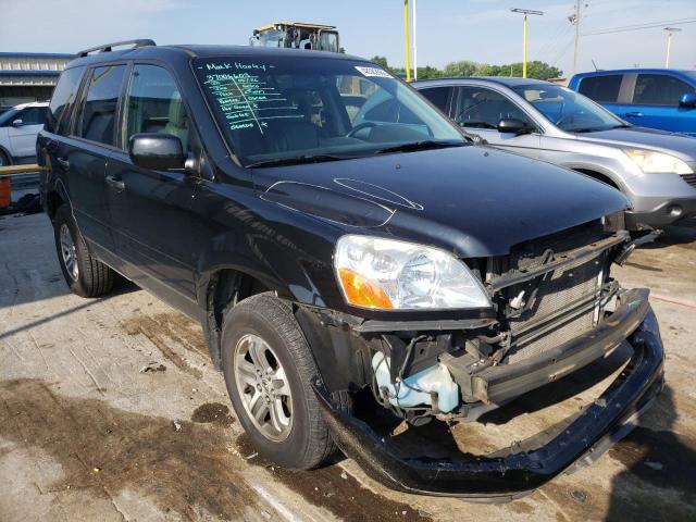 HONDA PILOT EXL 2004 with VIN 2HKYF18684H555531 - Photo from auction