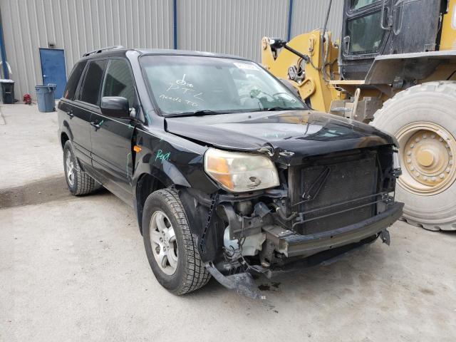 HONDA PILOT EXL 2007 with VIN 5FNYF285X7B014741 - Photo from auction