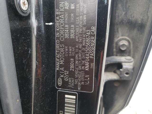 Photo 10 from auction – 2013 KIA FORTE EX with VIN KNAFU4A25D5686743