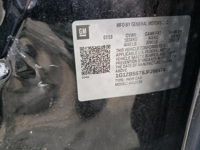 Photo 10 from auction – 2018 CHEVROLET MALIBU LS with VIN 1G1ZB5ST6JF266474