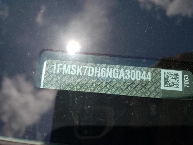 Photo 10 from auction – 2022 FORD EXPLORER X with VIN 1FMSK7DH6NGA30044