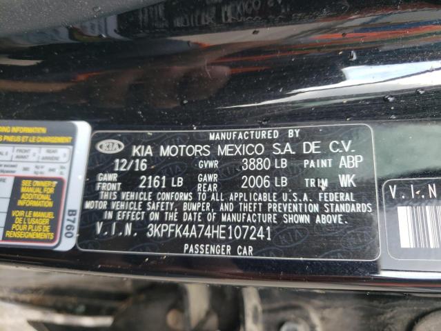 Photo 10 from auction – 2017 KIA FORTE LX with VIN 3KPFK4A74HE107241