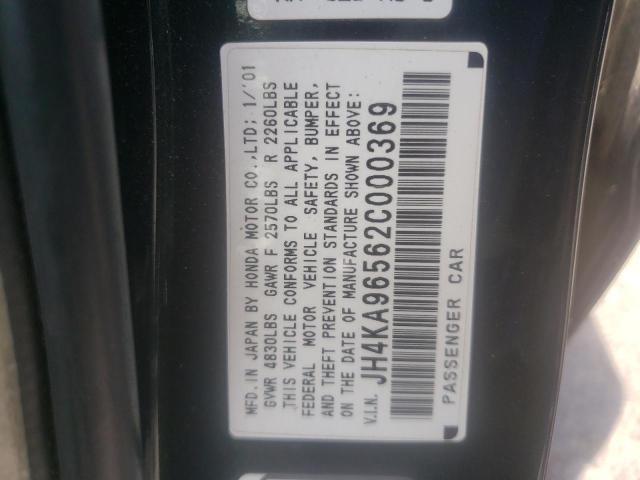 Photo 10 from auction – 2002 ACURA 3.5RL with VIN JH4KA96562C000369