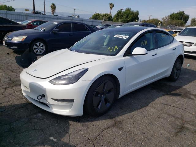 Photo 2 from auction – 2021 TESLA MODEL 3 with VIN 5YJ3E1EA0MF092076