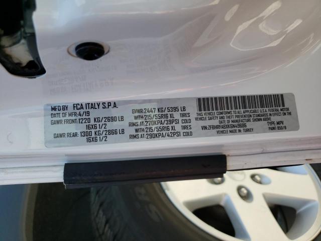 Photo 10 from auction – 2019 RAM PROMASTER with VIN ZFBHRFABXK6N49686