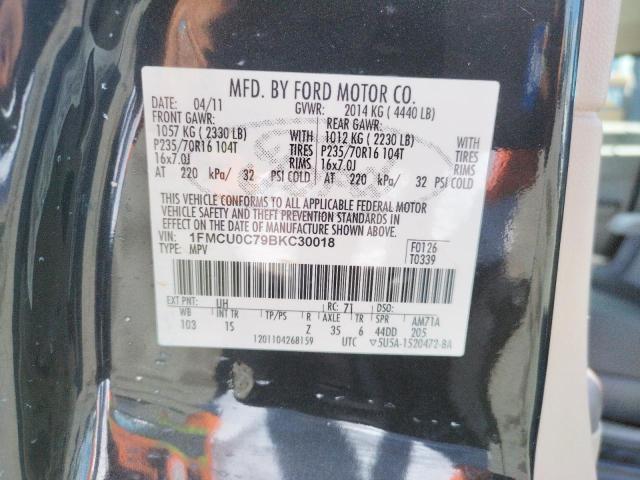 Photo 10 from auction – 2011 FORD ESCAPE XLS with VIN 1FMCU0C79BKC30018