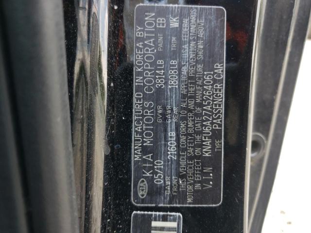 Photo 10 from auction – 2010 KIA FORTE EX with VIN KNAFU6A27A5264061