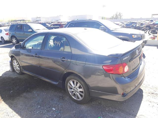 Photo 3 from auction – 2009 TOYOTA COROLLA BA with VIN 1NXBU40E49Z079786